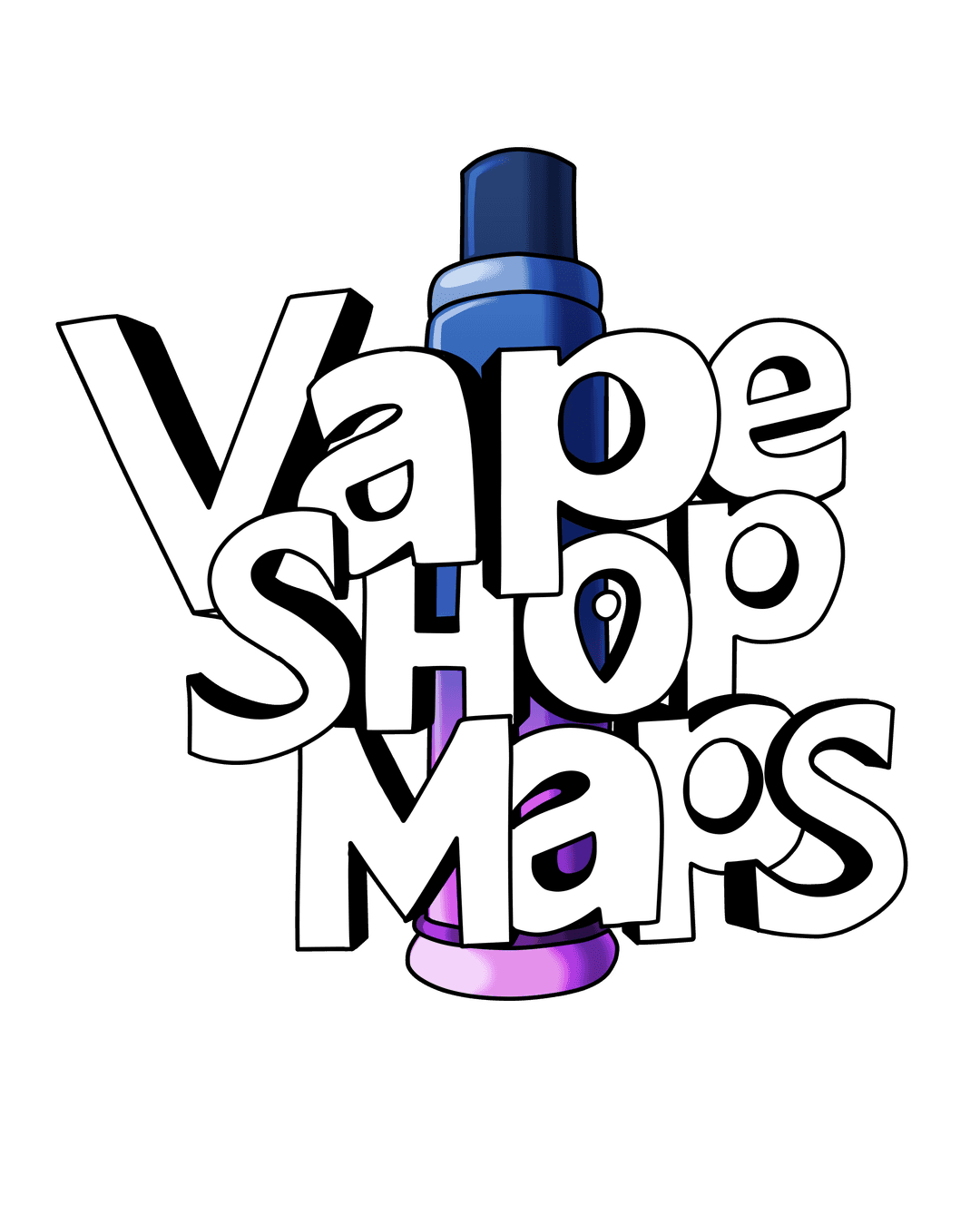 Vape Shop Maps logo